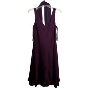 Jones New York Deep Purple Backless Dress sz 10